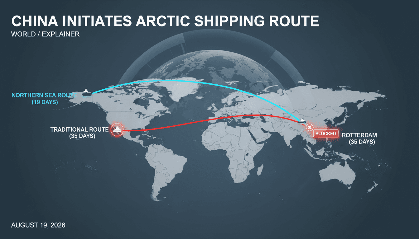China Initiates Arctic Shipping Route to Circumvent Strait of Hormuz Disruptions