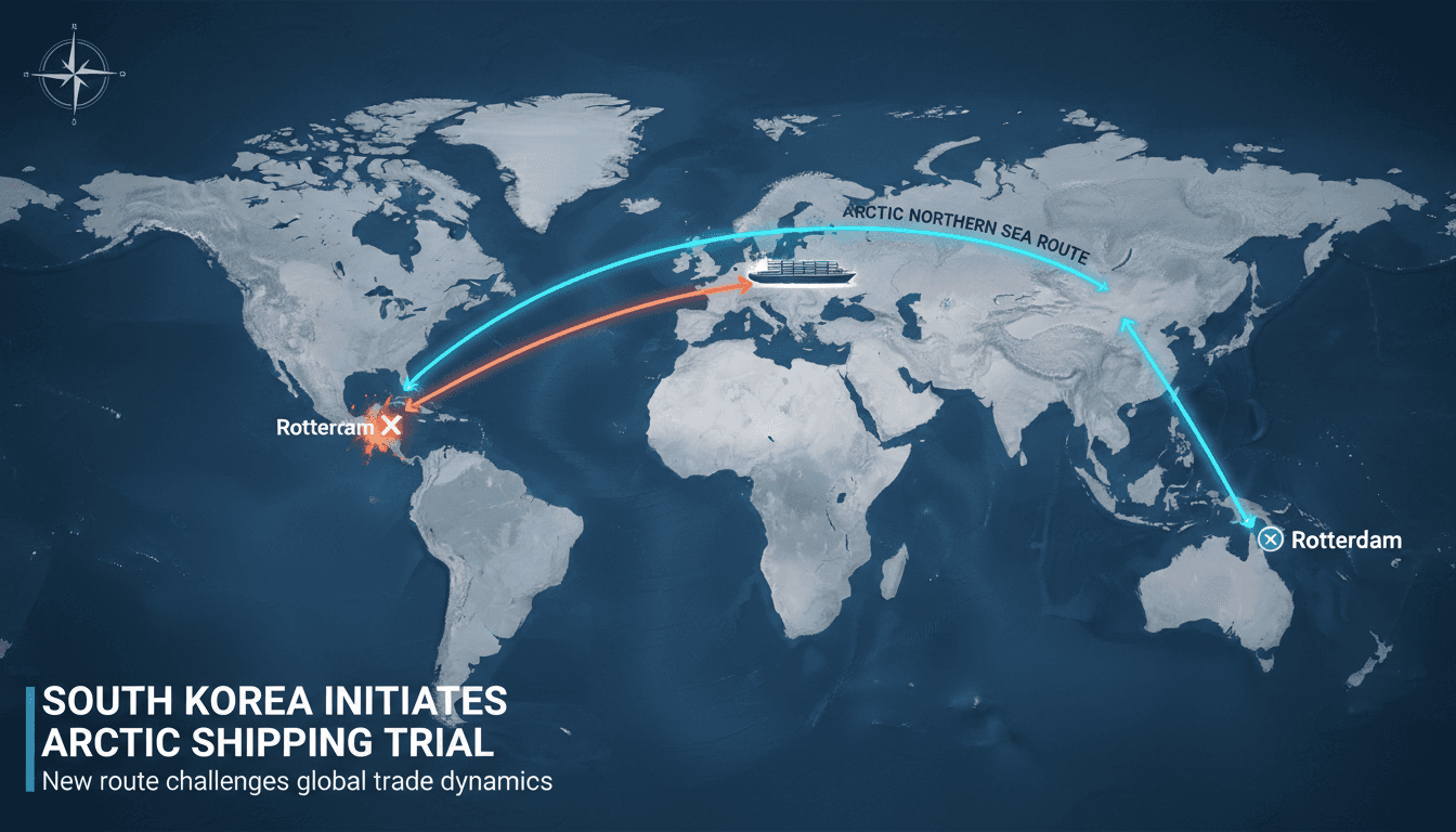South Korea initiates first container ship trial on Arctic Northern Sea Route