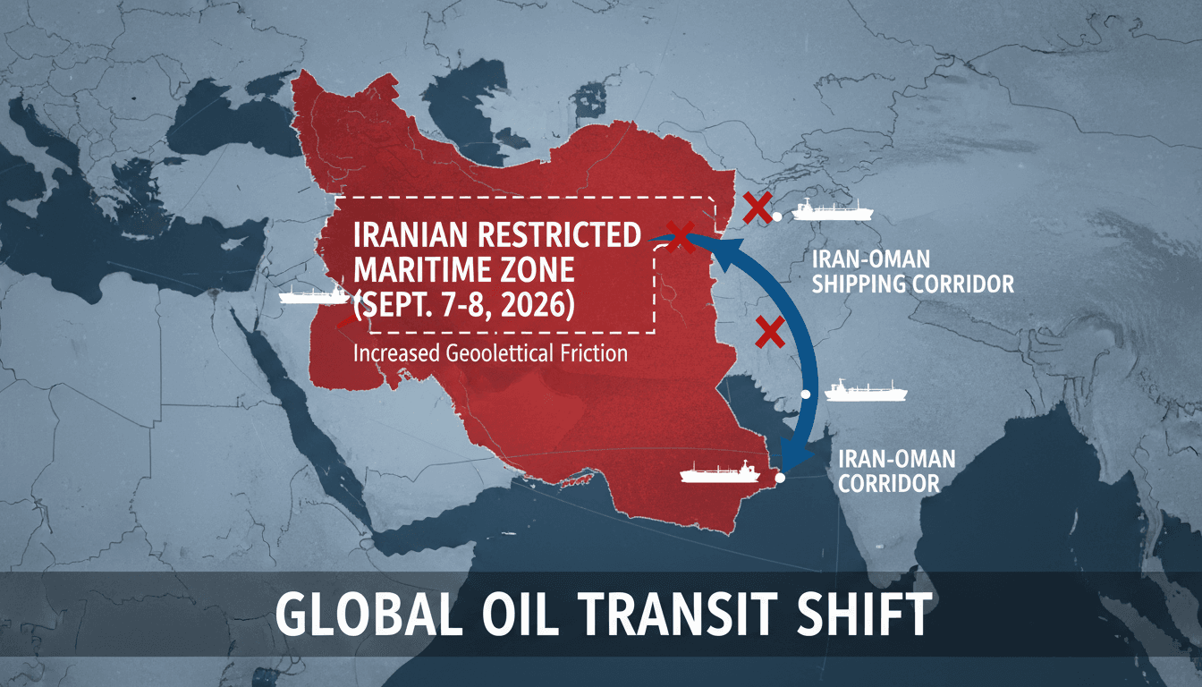 Iran Establishes Restricted Maritime Zone in Persian Gulf and Agrees Shipping Corridor with Oman