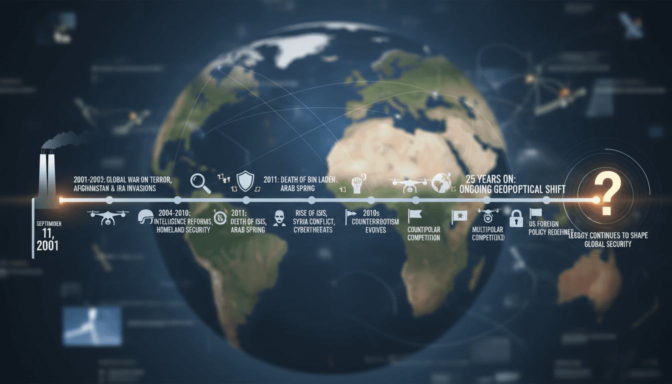 A timeline of the September 11 attacks and their lasting geopolitical legacy.