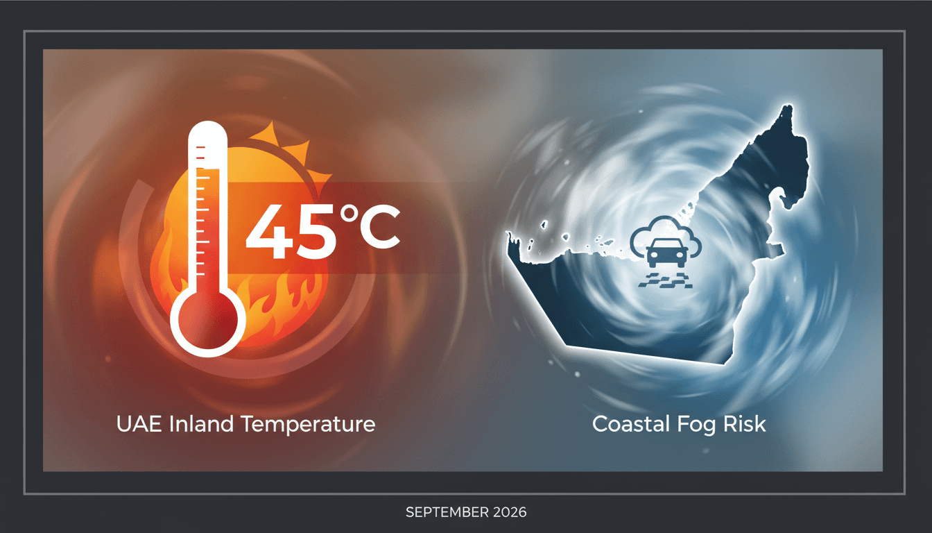 UAE National Centre of Meteorology Issues Heat and Fog Advisory for September 2026