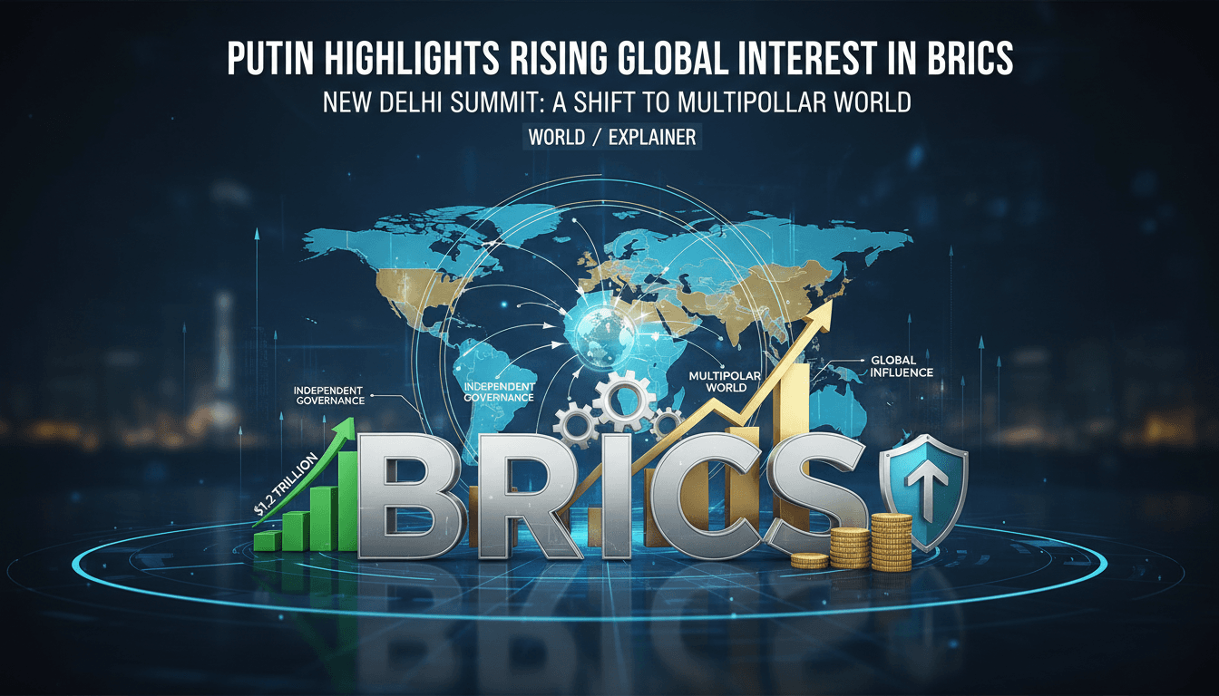 Infographic showing BRICS' economic growth and proposed financial mechanisms.