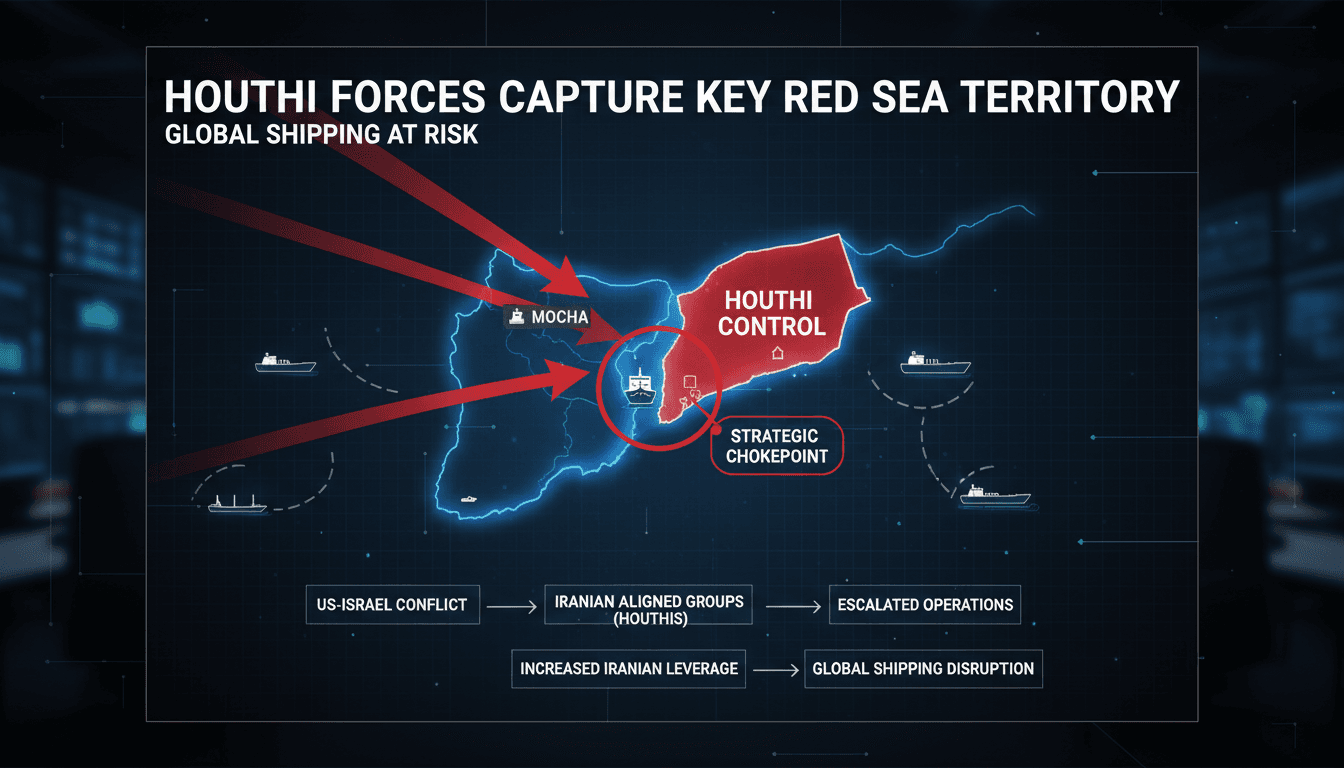 Houthi Forces Capture Key Red Sea Territory in Yemen