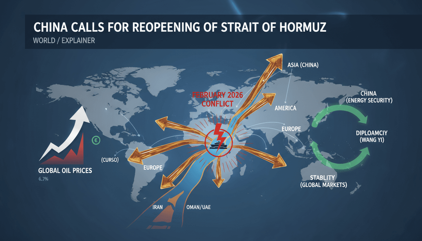 A map showing the Strait of Hormuz and its significance in global oil supply, highlighting recent tensions and shipping disruptions.