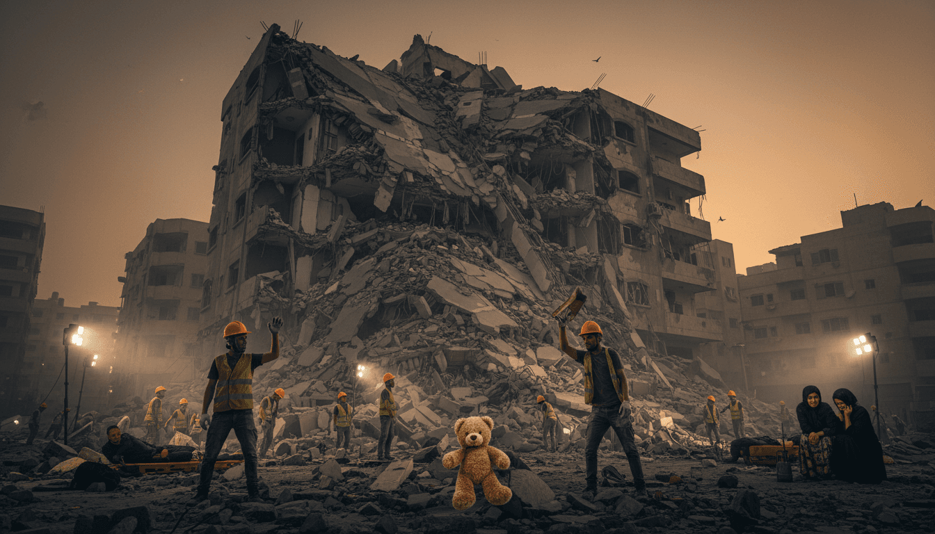 Building Collapse in Gaza City Claims 21 Lives Amid Ongoing Humanitarian Crisis