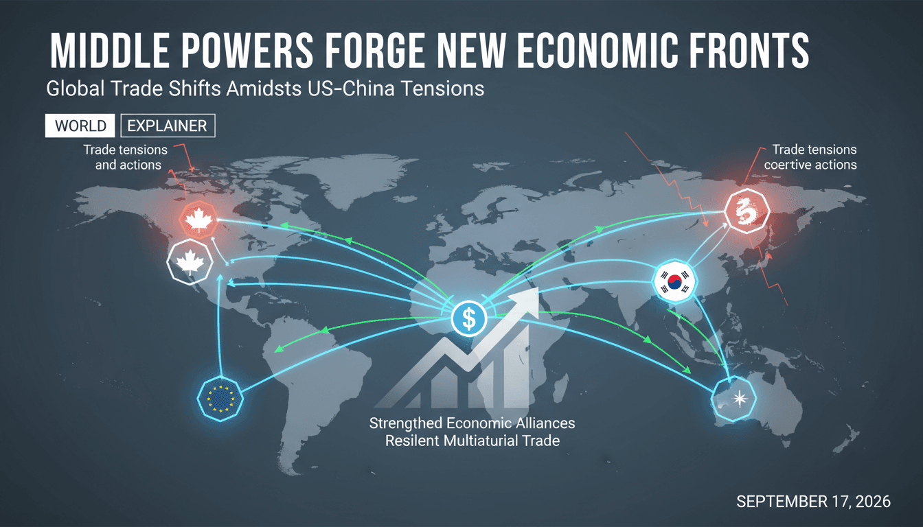 Middle Powers Strengthen Economic Alliances in Response to US-China Trade Tensions