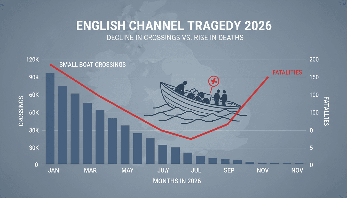 Two Migrants Die in Overloaded Boat Attempting English Channel Crossing