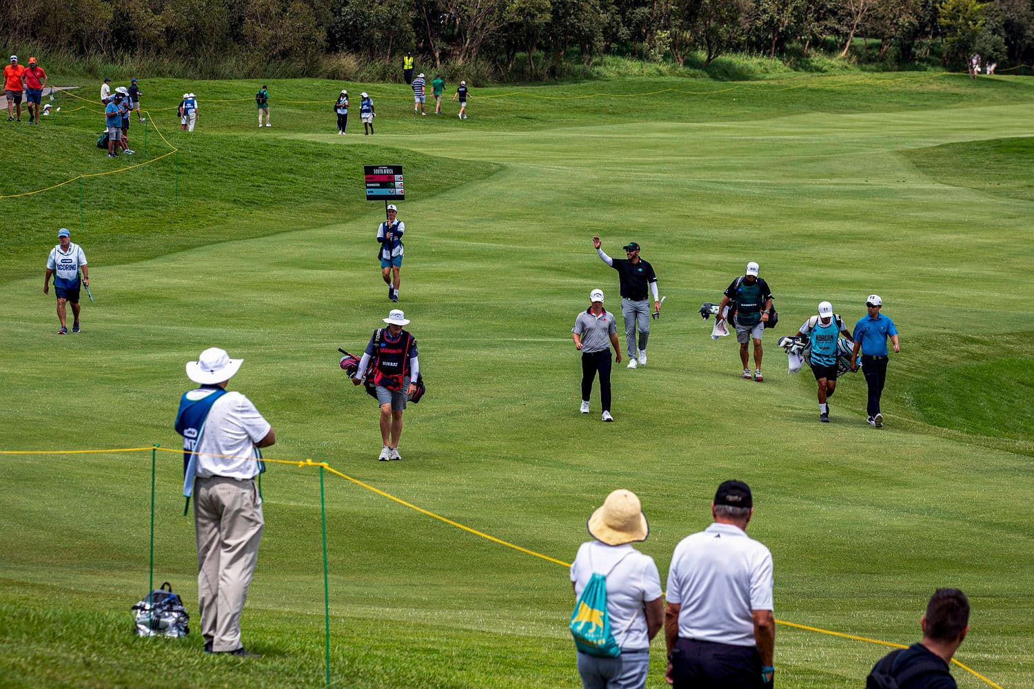 A visual representation of LIV Golf's bankruptcy filing and future restructuring plans.
