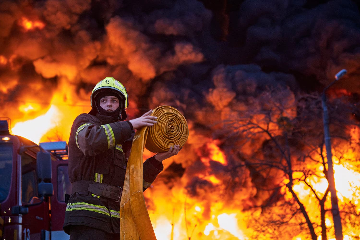 Russian Drone and Missile Attack on Ukraine Results in Civilian Casualties