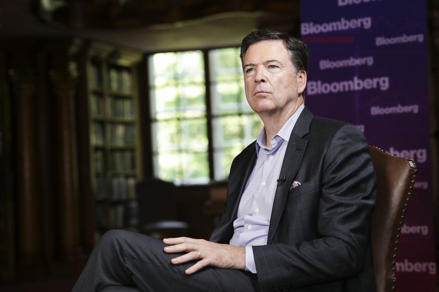 Bold typographic text reading 3 federal criminal cases against James Comey by the Justice Department