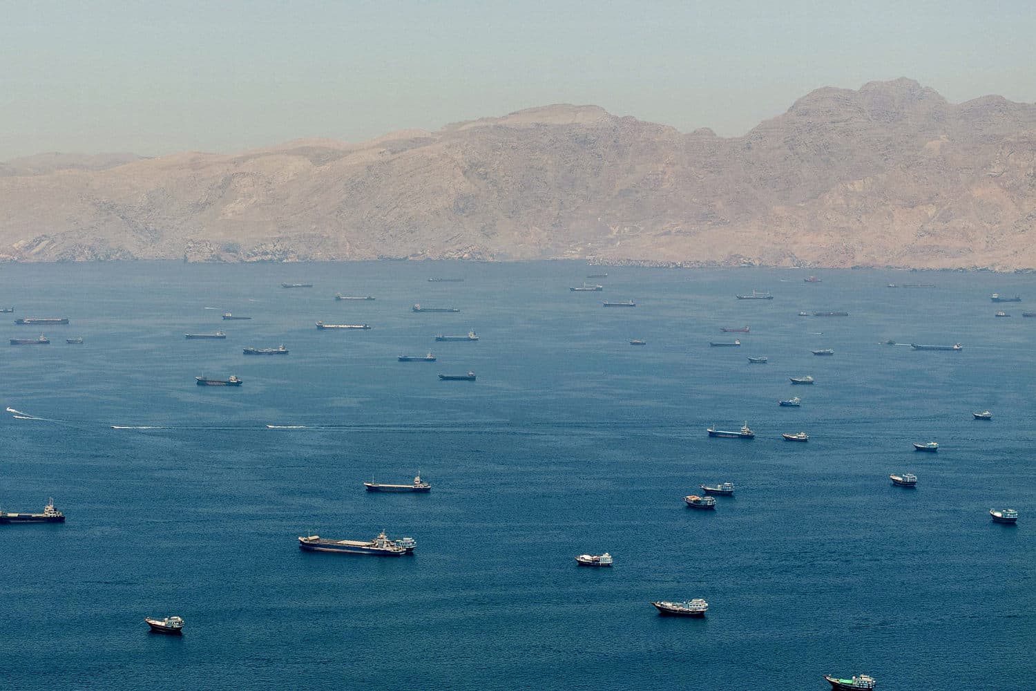 A map highlighting the Strait of Hormuz and military engagement between Iran and the U.S.