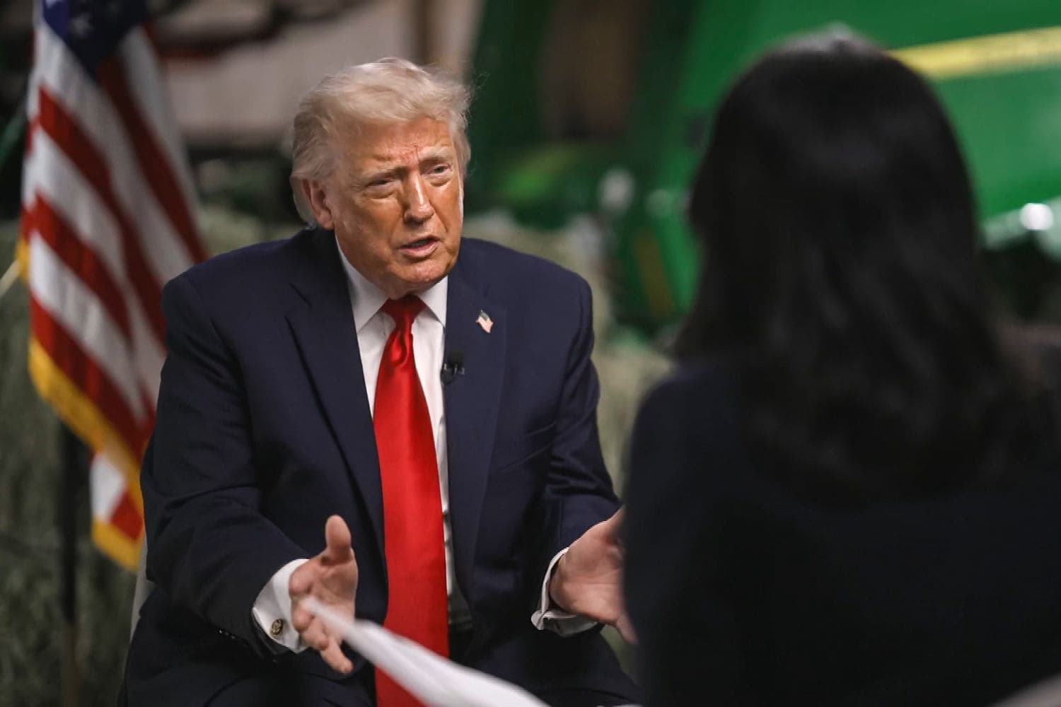 President Trump discussing U.S. plans regarding Iran's nuclear program.