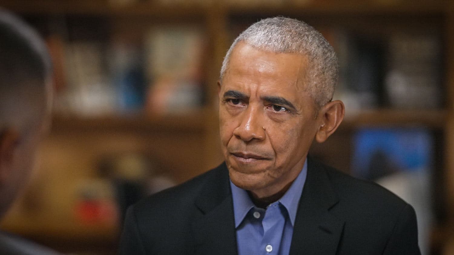Barack Obama discussing U.S. foreign policy and the Iran war.