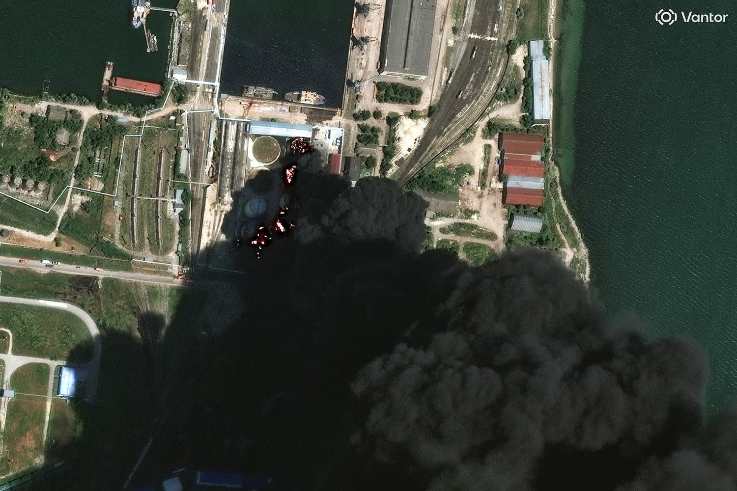 Ukrainian drone strikes impacting fuel supplies and military assets in Crimea.