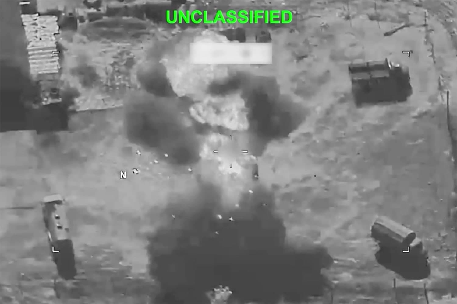 US military strikes against Iranian targets in response to regional tensions