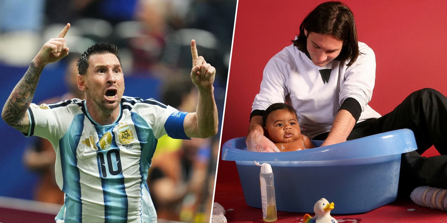 Lionel Messi and Lamine Yamal preparing for the World Cup final clash.
