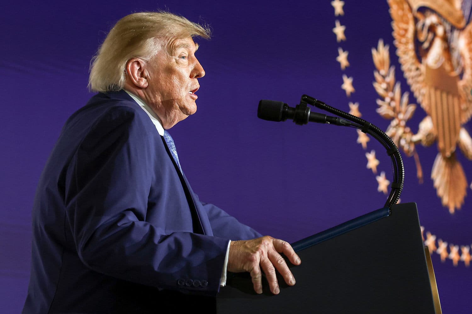 Infographic showing the four layers of control in Trump's AI Accord on Super Intelligence.