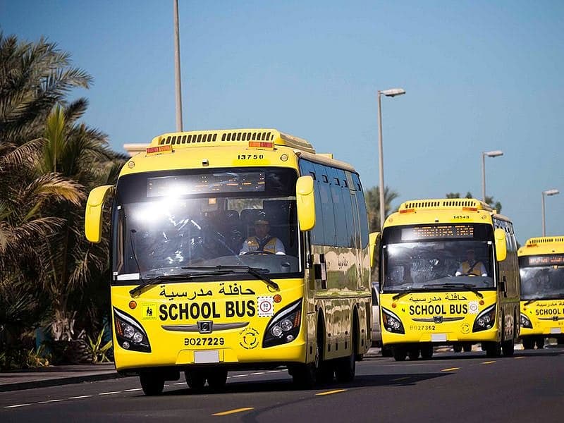 Sharjah and Ajman Resume School Bus Services Amid Nationwide Reopening