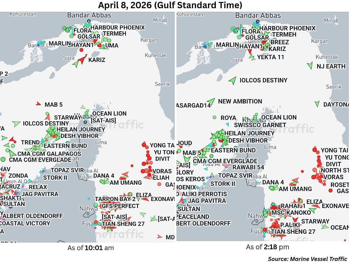 Marine Traffic Resumes in Strait of Hormuz After US-Iran Ceasefire Agreement
