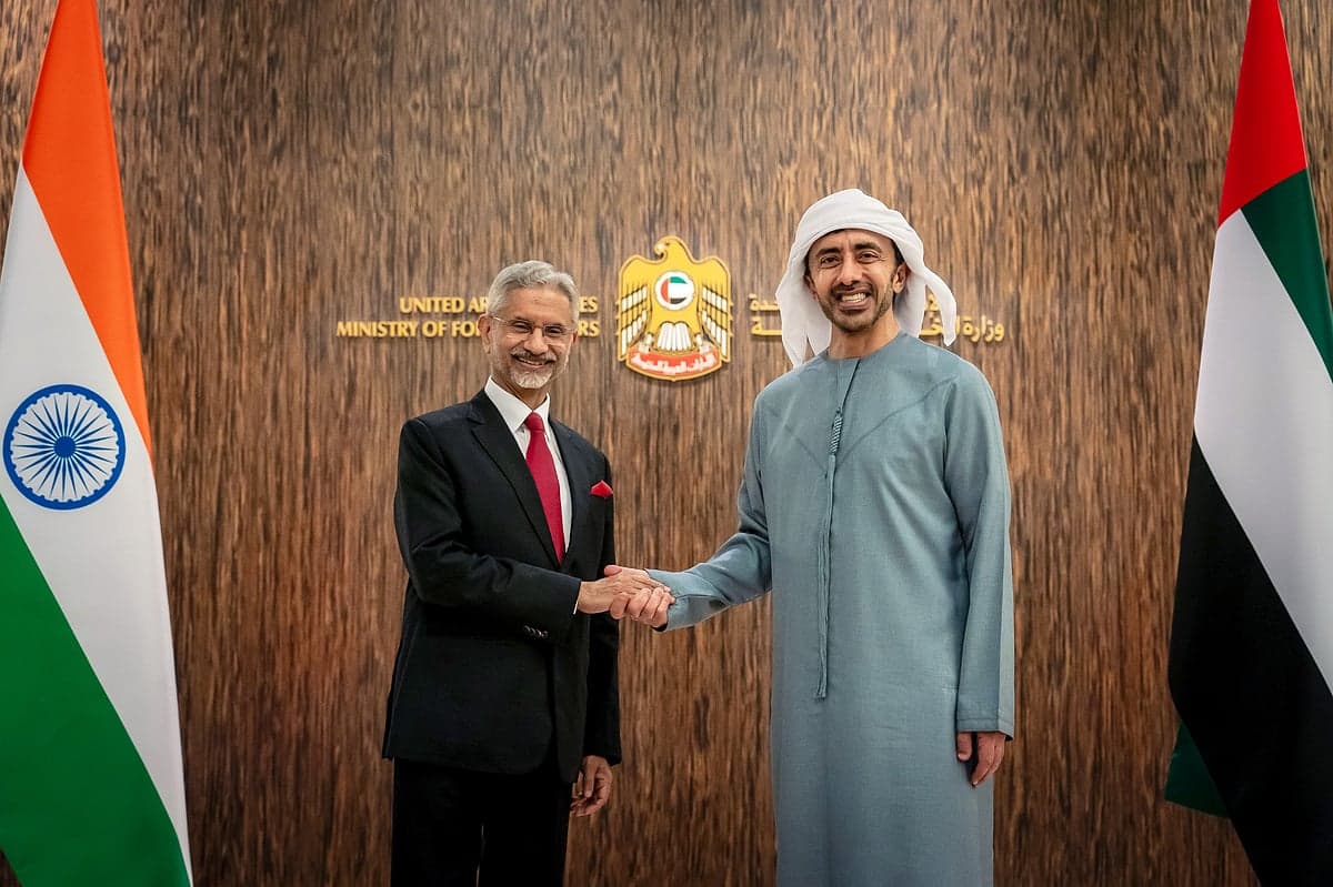 UAE and India Foreign Ministers Meet to Discuss Iranian Missile Threats and Regional Security