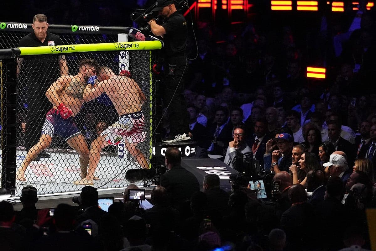 FBI agents conducting an operation to prevent an attack on a UFC event at the White House.