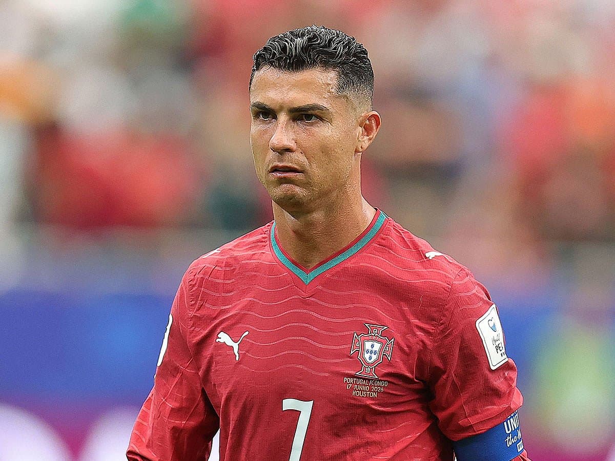 Cristiano Ronaldo during Portugal's World Cup match against DR Congo