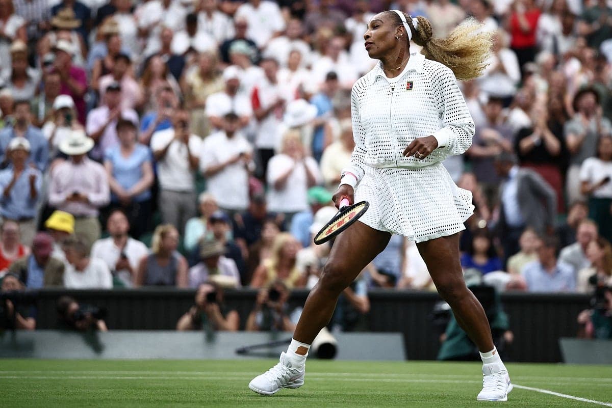 Serena Williams preparing to compete at Wimbledon after four years.