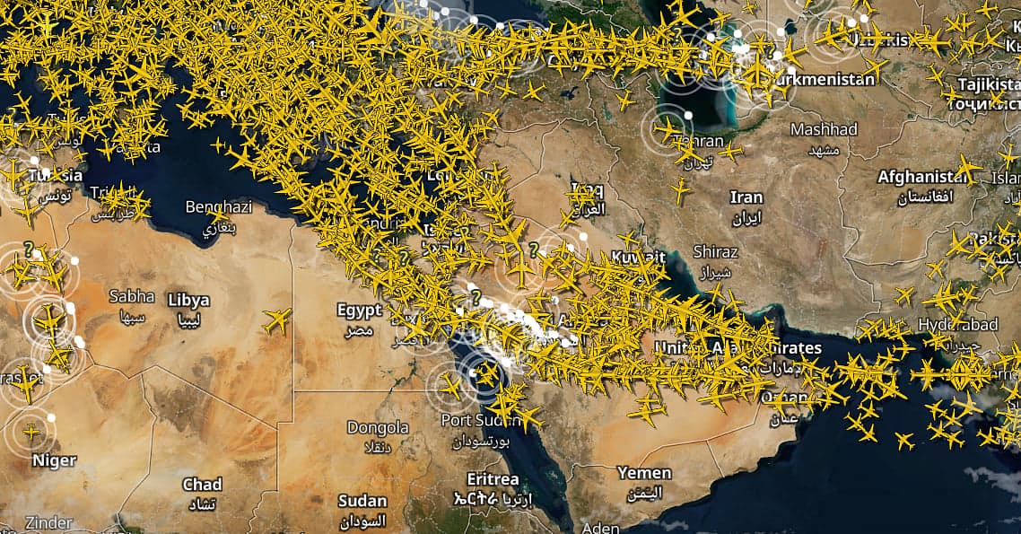 European airlines navigating airspace amid geopolitical tensions