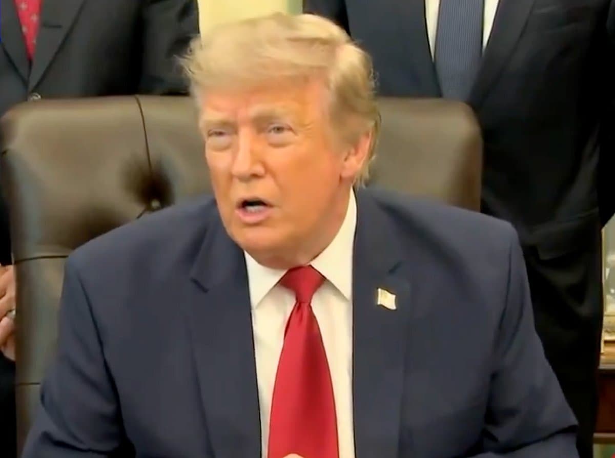 President Trump discussing Iran negotiations amidst tensions