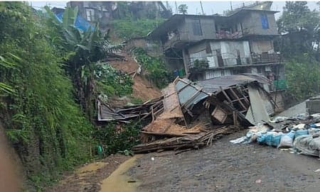 Rescue operations in northern India following severe floods and landslides.
