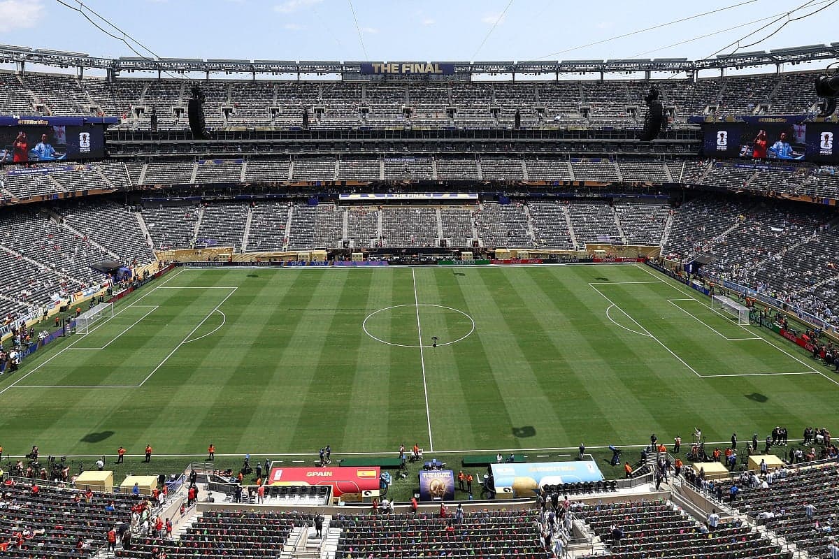 Argentina and Spain players preparing for the World Cup final 2026