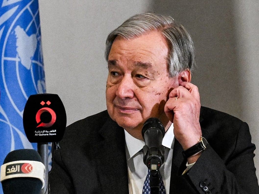 UN Secretary-General addressing the humanitarian crisis in Syria