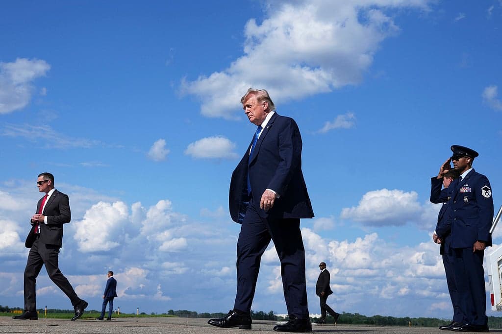 President Trump announces cancellation of military strikes against Iran.