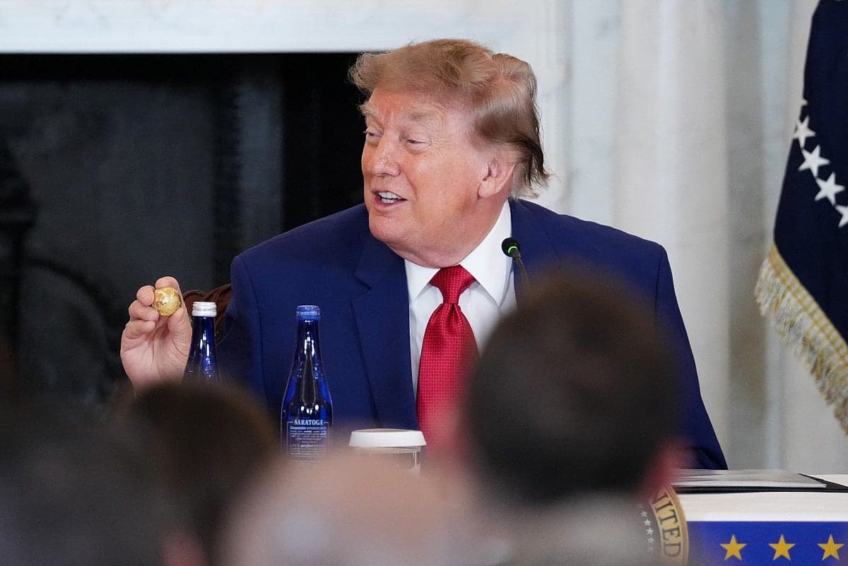 President Trump addressing compensation demands in Iran negotiations.