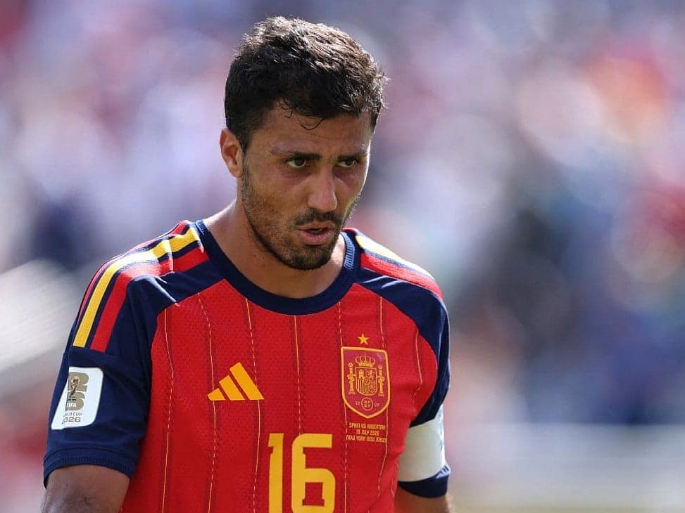 Manchester City midfielder Rodri during a match