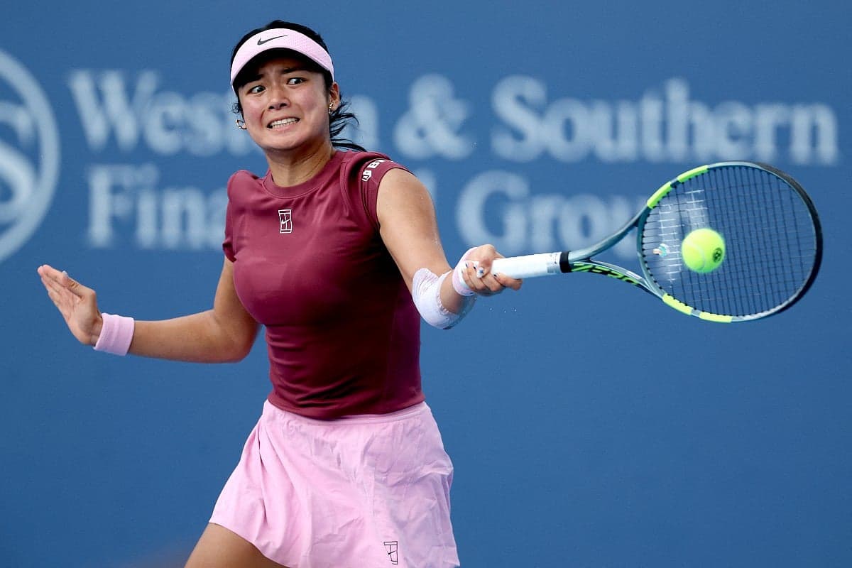 Alexandra Eala celebrating her career-high WTA ranking of No. 18 in tennis.