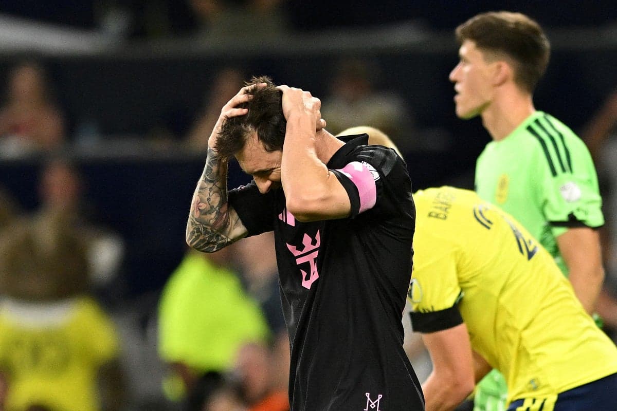 Lionel Messi during the match against Nashville SC
