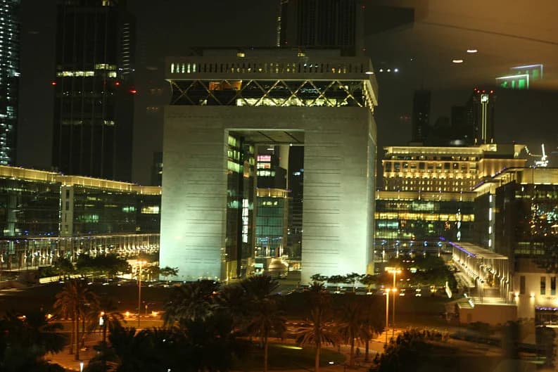 Dubai Financial Services Authority enforcement notice graphic featuring Dh771,330 fine against Gary Joseph Peters