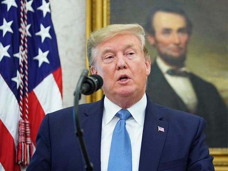 President Trump discusses potential arms sales between China and Iran.