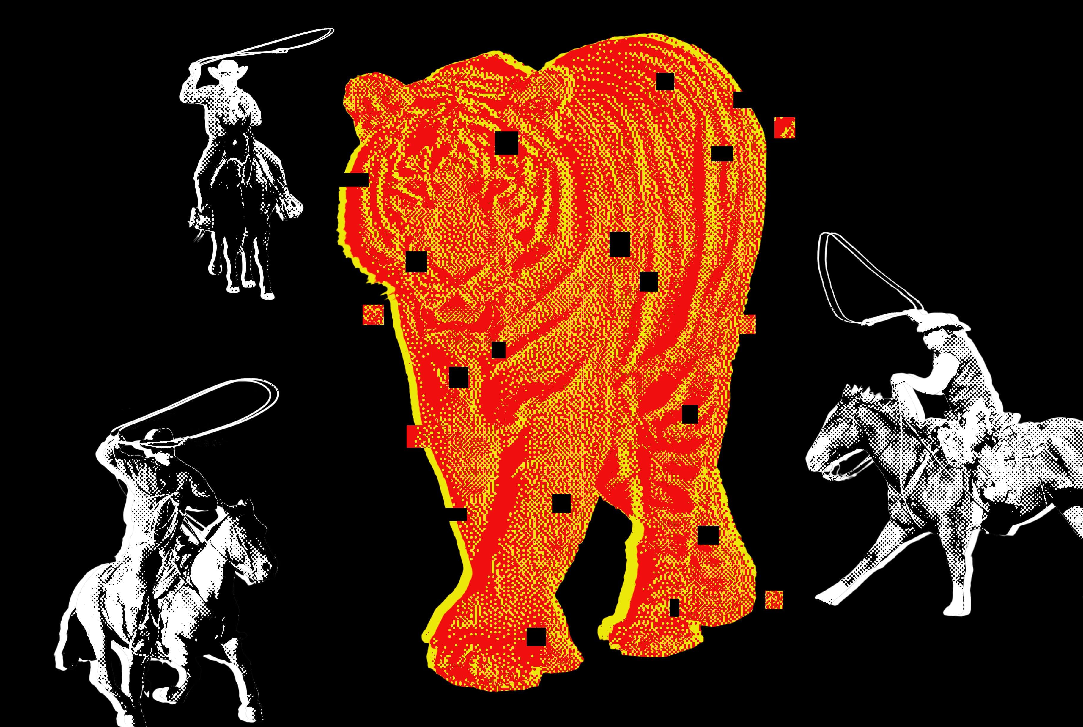 A visual representation of the US-China tech rivalry in AI advancements.