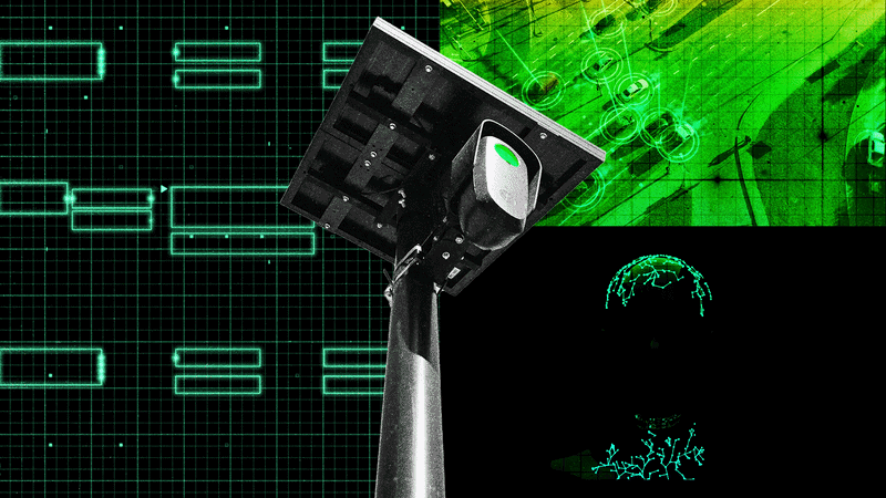 An infographic showing the rise of surveillance technology and its implications for privacy and law enforcement.