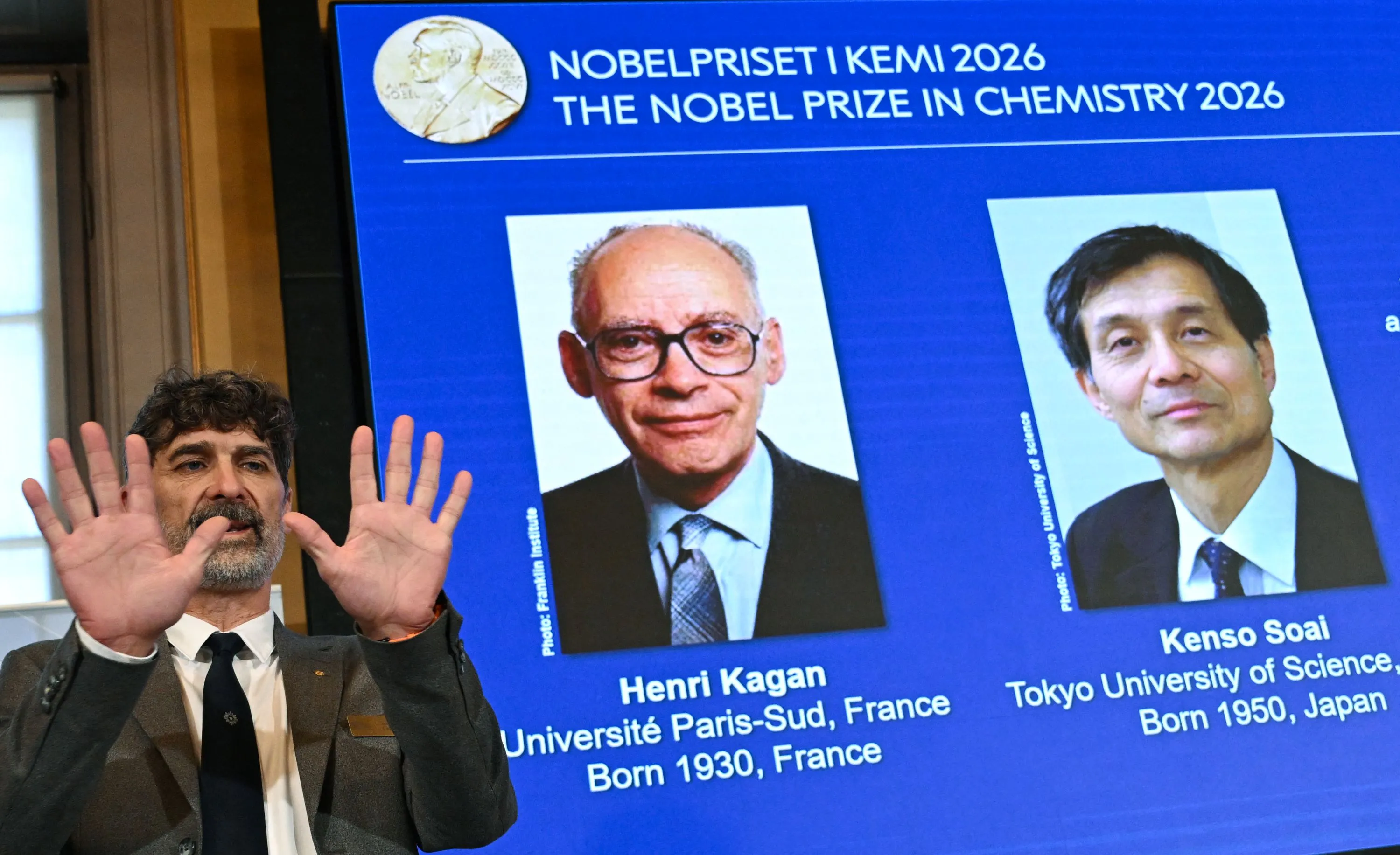 2026 Nobel Prize in Chemistry Awarded to Kagan and Soai for Asymmetric Synthesis Breakthrough