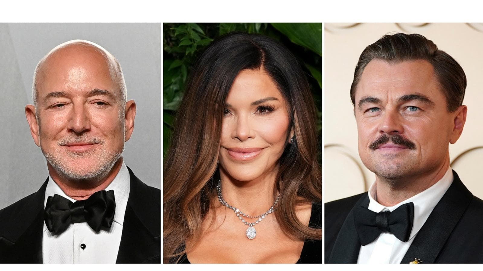 Leonardo DiCaprio and Jeff Bezos at the launch of the Phoenix Species Project
