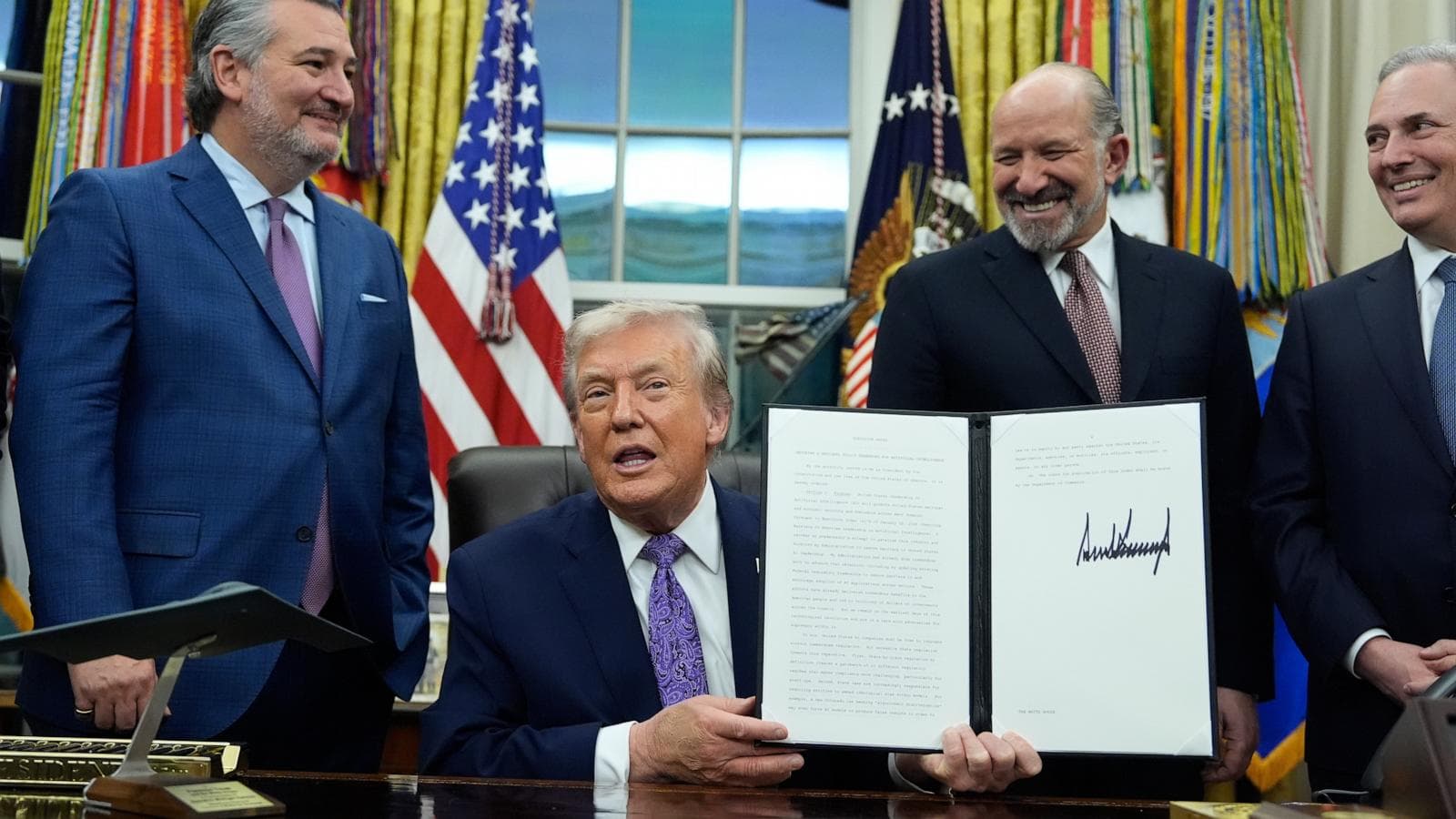 A visual representation of state versus federal AI regulations.