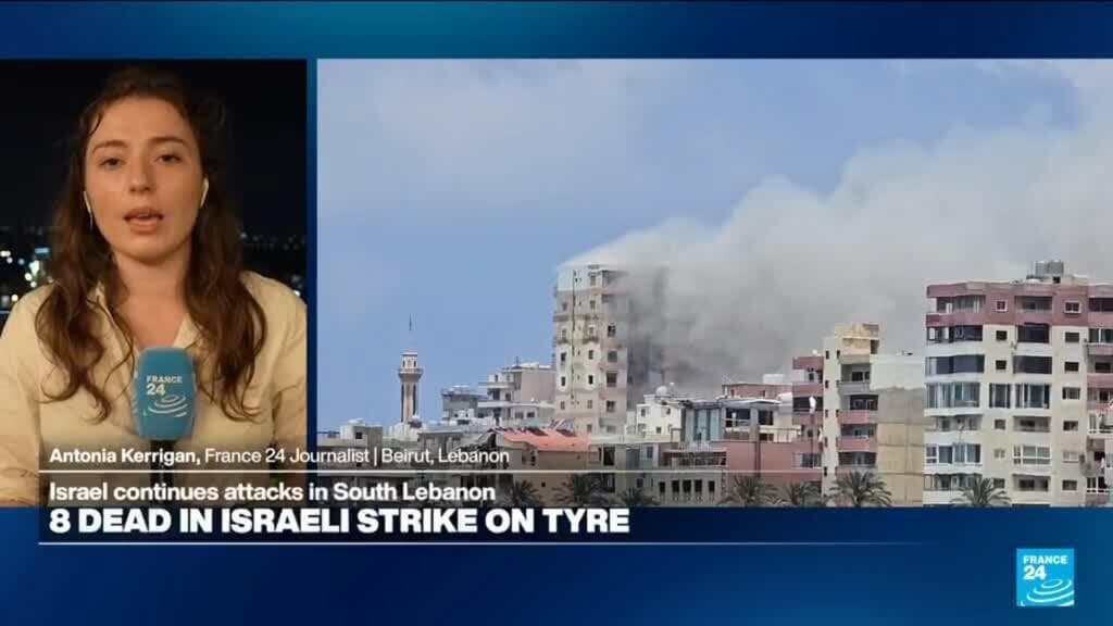 Israeli airstrikes in Tyre result in eight fatalities amid escalating tensions