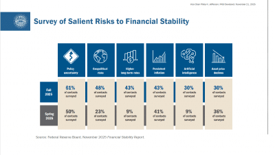 Federal Reserve report on financial stability risks