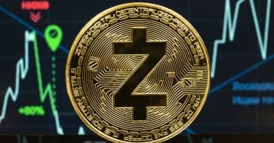 Grayscale's logo with Zcash cryptocurrency graphics