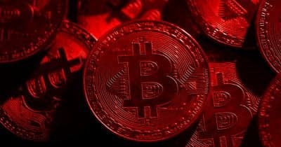 Bitcoin price chart showing recent decline and market trends