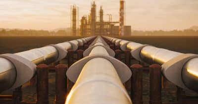 Williams Companies logo with a backdrop of natural gas pipelines