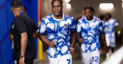 Cape Verde football team celebrated by fans upon returning from the World Cup